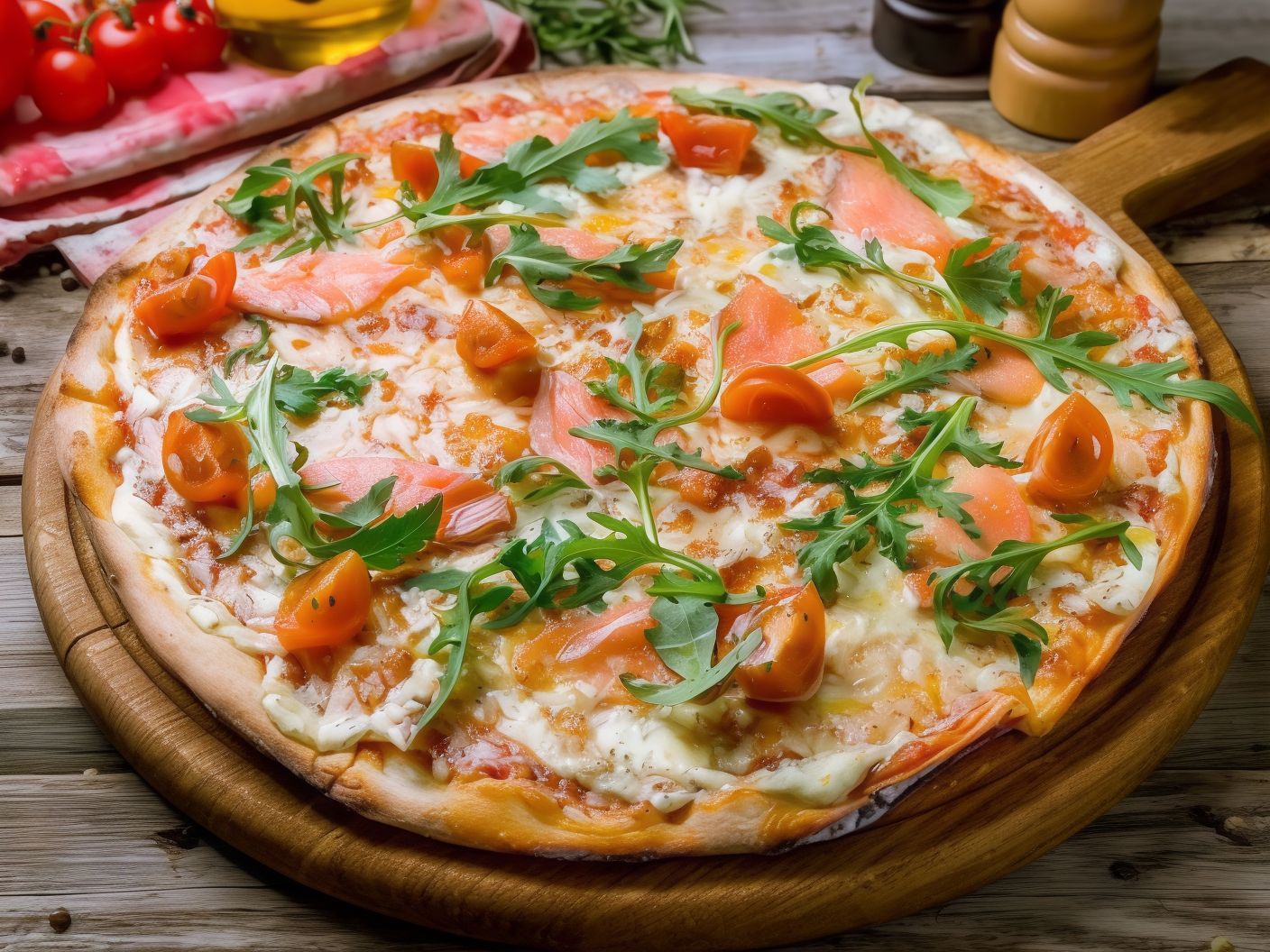 Pizza De Salmon