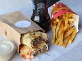 Kofta Calzoni with Soft Drink