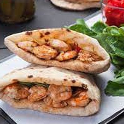 Loaf of shrimp kofta sandwich