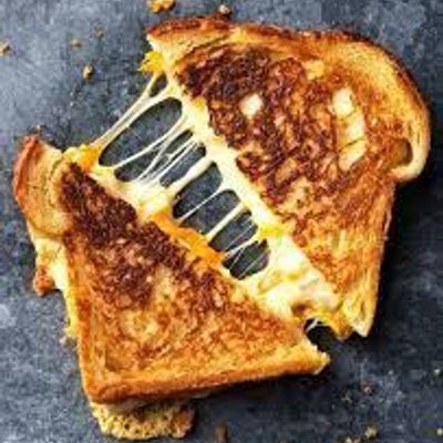 Potato Sandwich With Cheddar Sauce