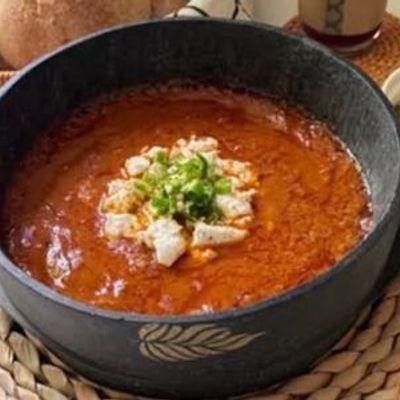 Beans with cheese