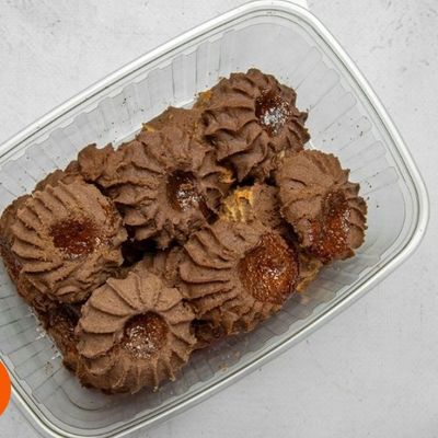 Chocolate Jam Biscuits