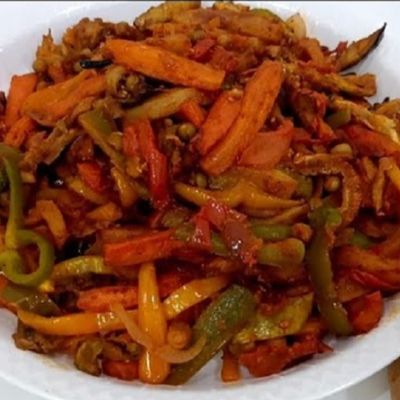 Oven-Baked Mixed Vegetables