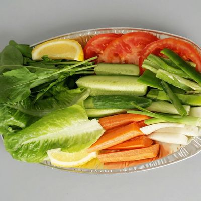 Sliced ​​salad
