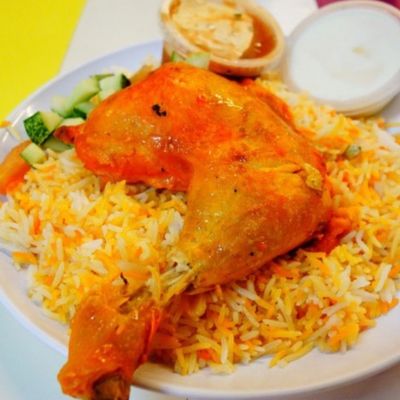 Quarter Mandi Chicken with Rice