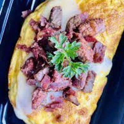 Pastrami Omelette Egg