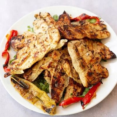 Grilled chicken breasts