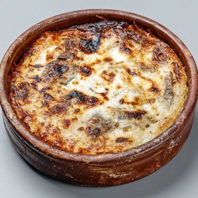 Meat Oven Baked Rice Casserole