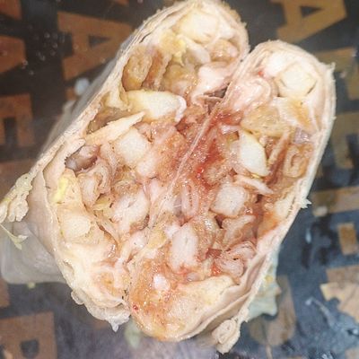 بطاطس ساندويتش مع جبنة مشكلة