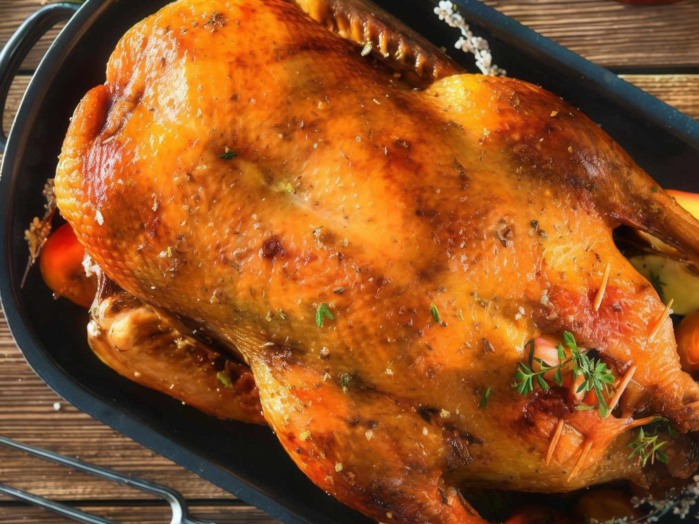 Oven Stuffed Duck