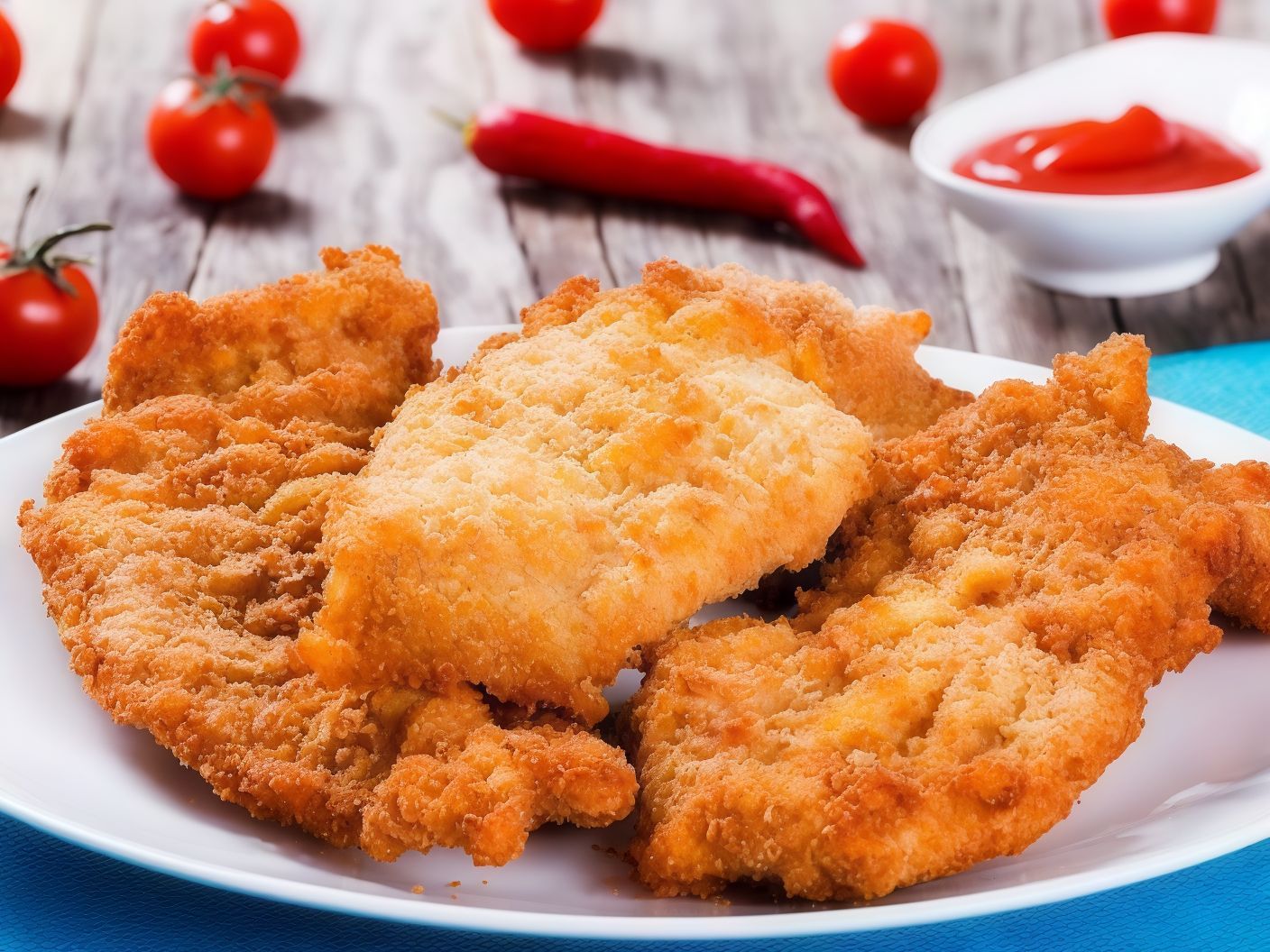 Escalope Pané Platter