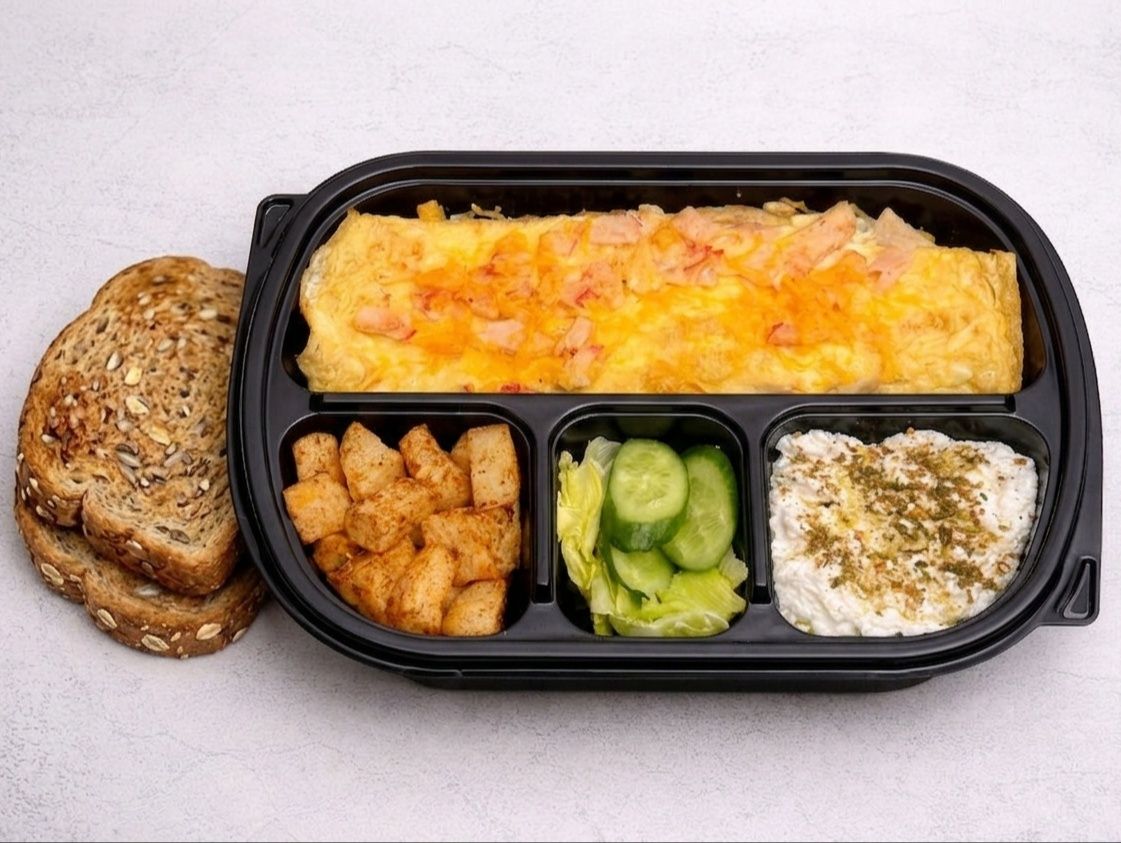 Smoked Turkey Power Omelette Box