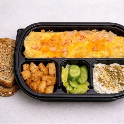 Smoked Turkey Power Omelette Box
