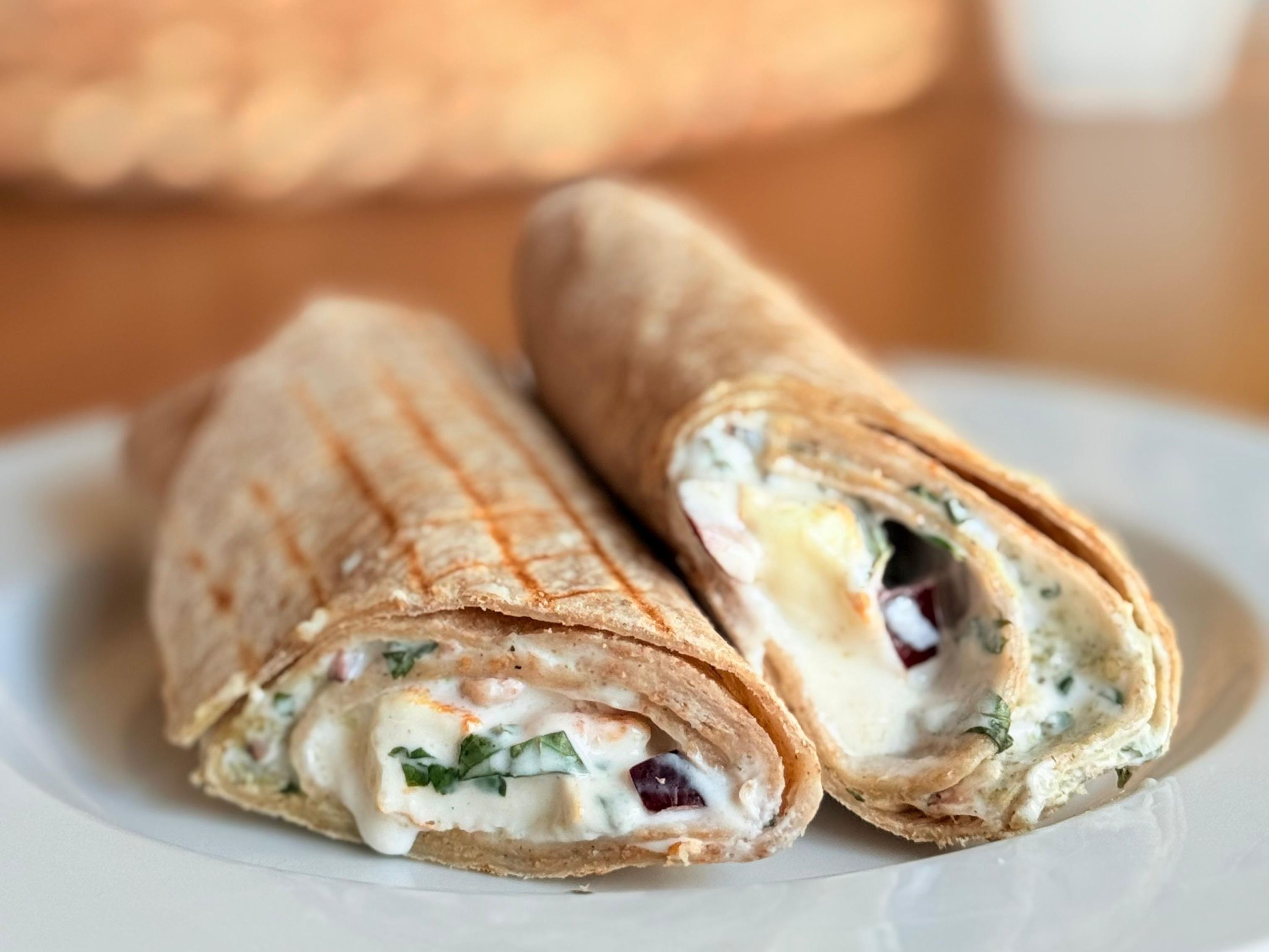 Halloumi & Labneh Wrap