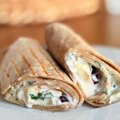 Halloumi & Labneh Wrap
