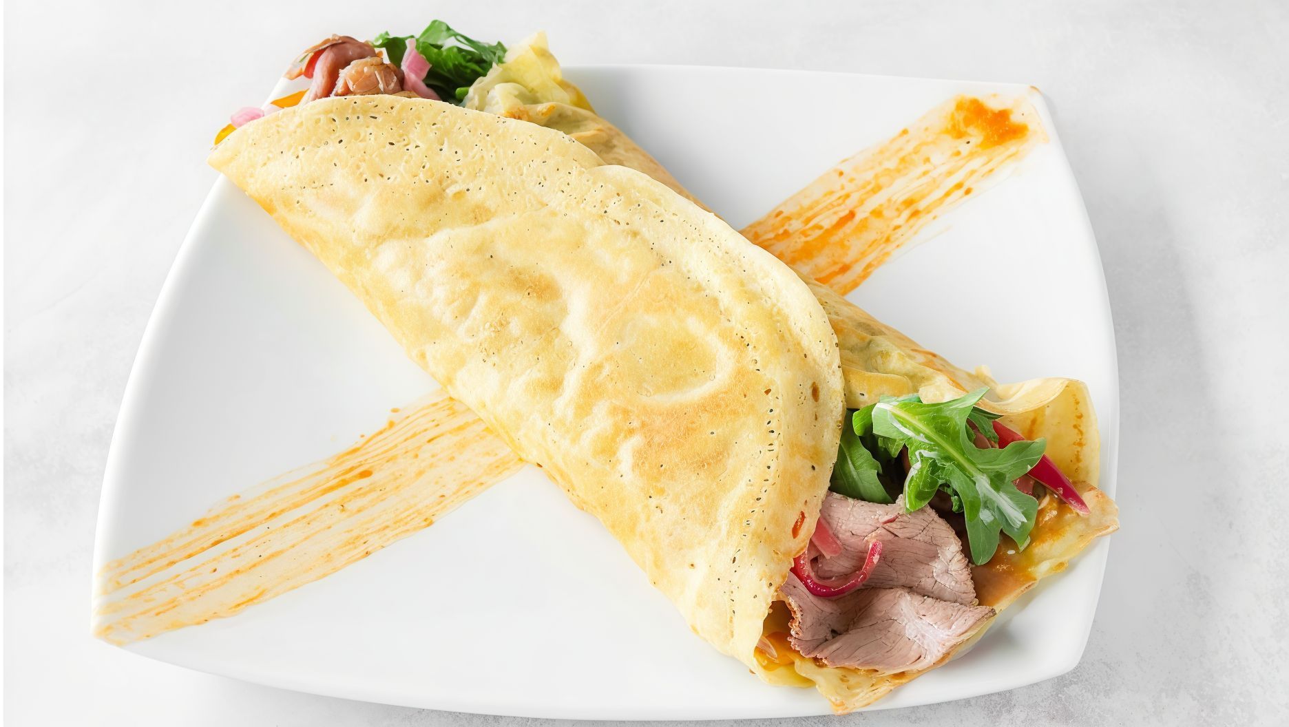Roast Beef Crepe