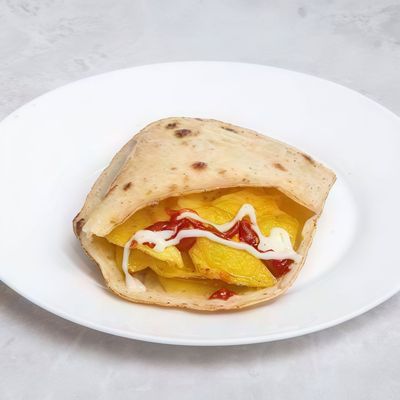 French Fries with Cheddar Sandwich