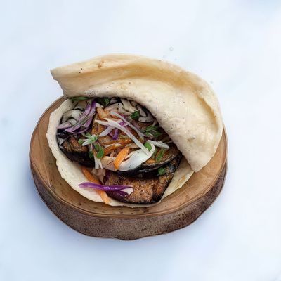 Fried Eggplant Sandwich