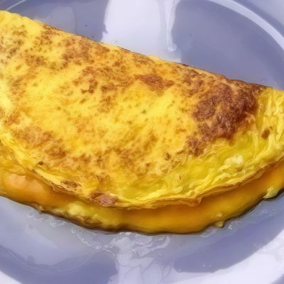 Cheddar Omelet Sandwich