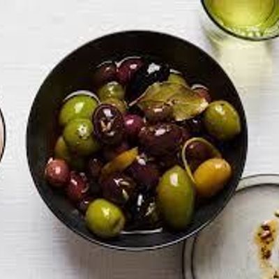 A Box Of Pickled Olives