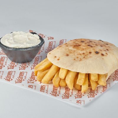 French Fries with Labneh