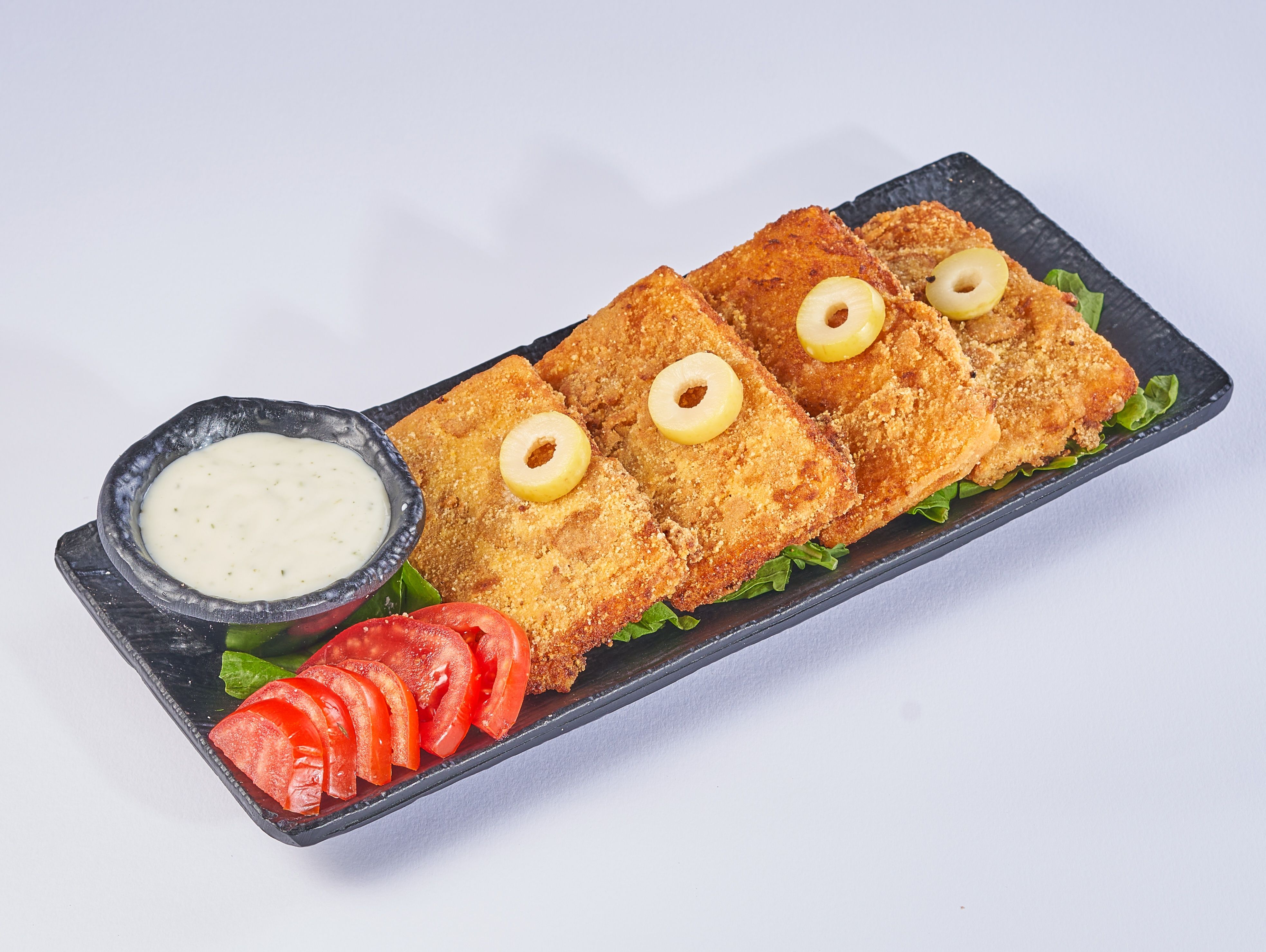 Fried Roumi Cheese