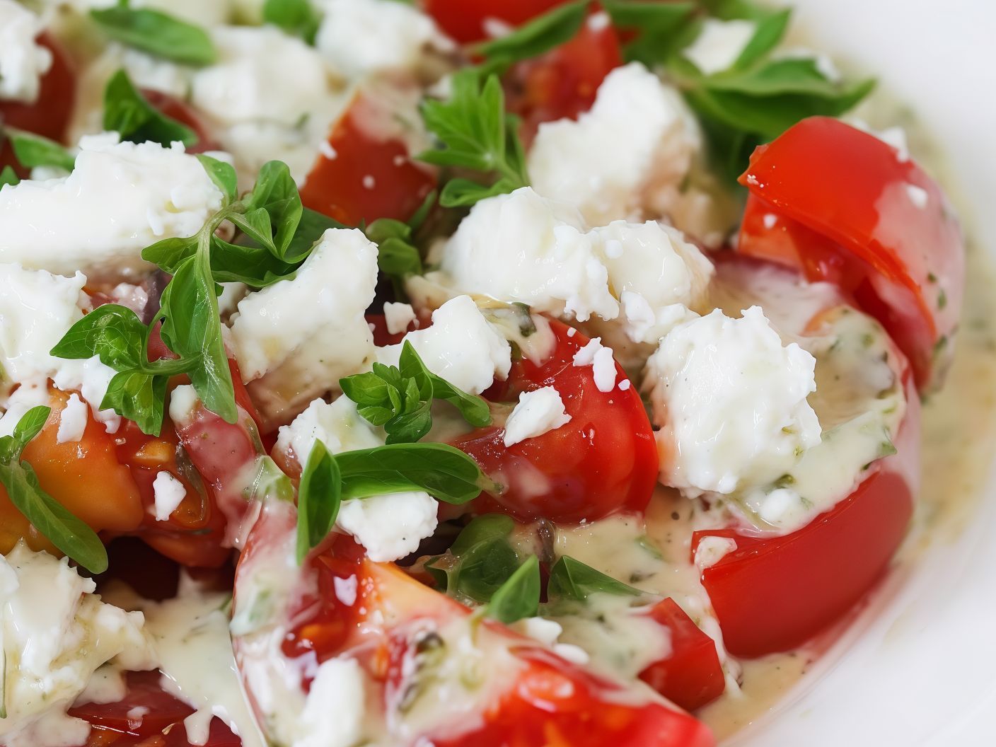 Tomatoes Cheese Salad