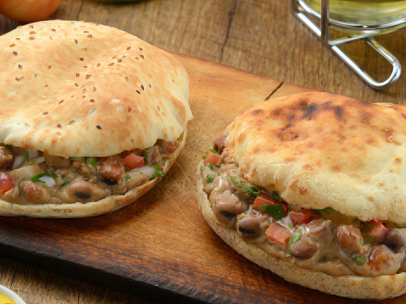 Foul With Flaxseed Oil Sandwich