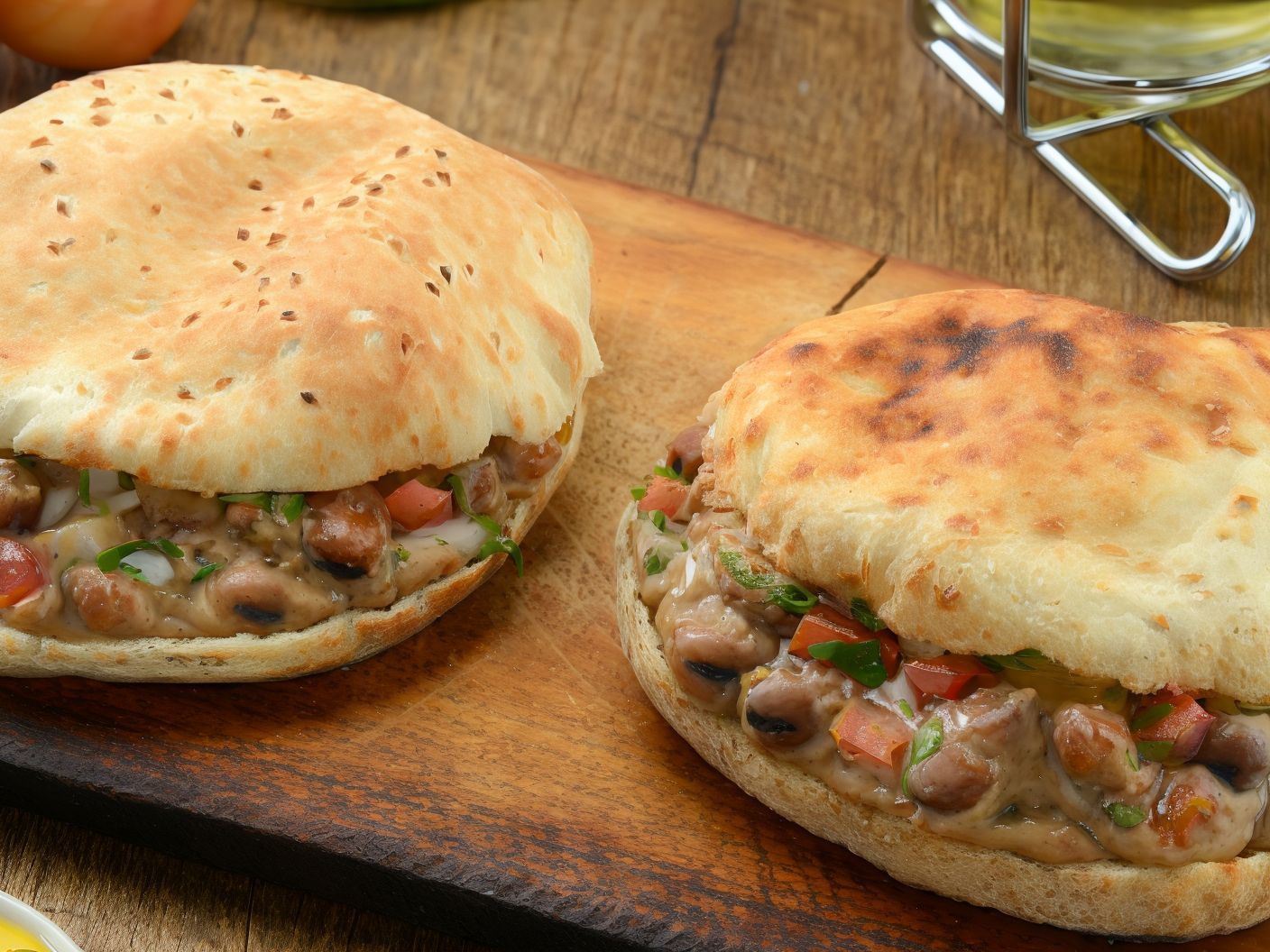 Foul With Olive Oil Sandwich