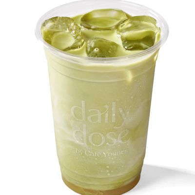 Salted Vanilla Iced Matcha