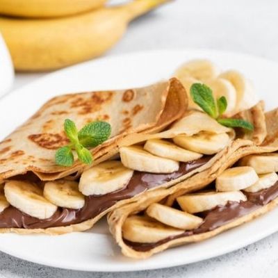 كريب شوكولاتة وموز