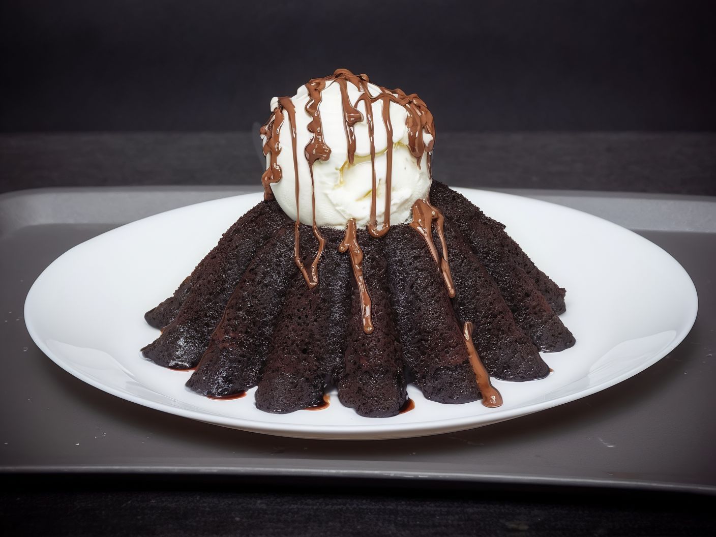 Molten Cake Ice Cream