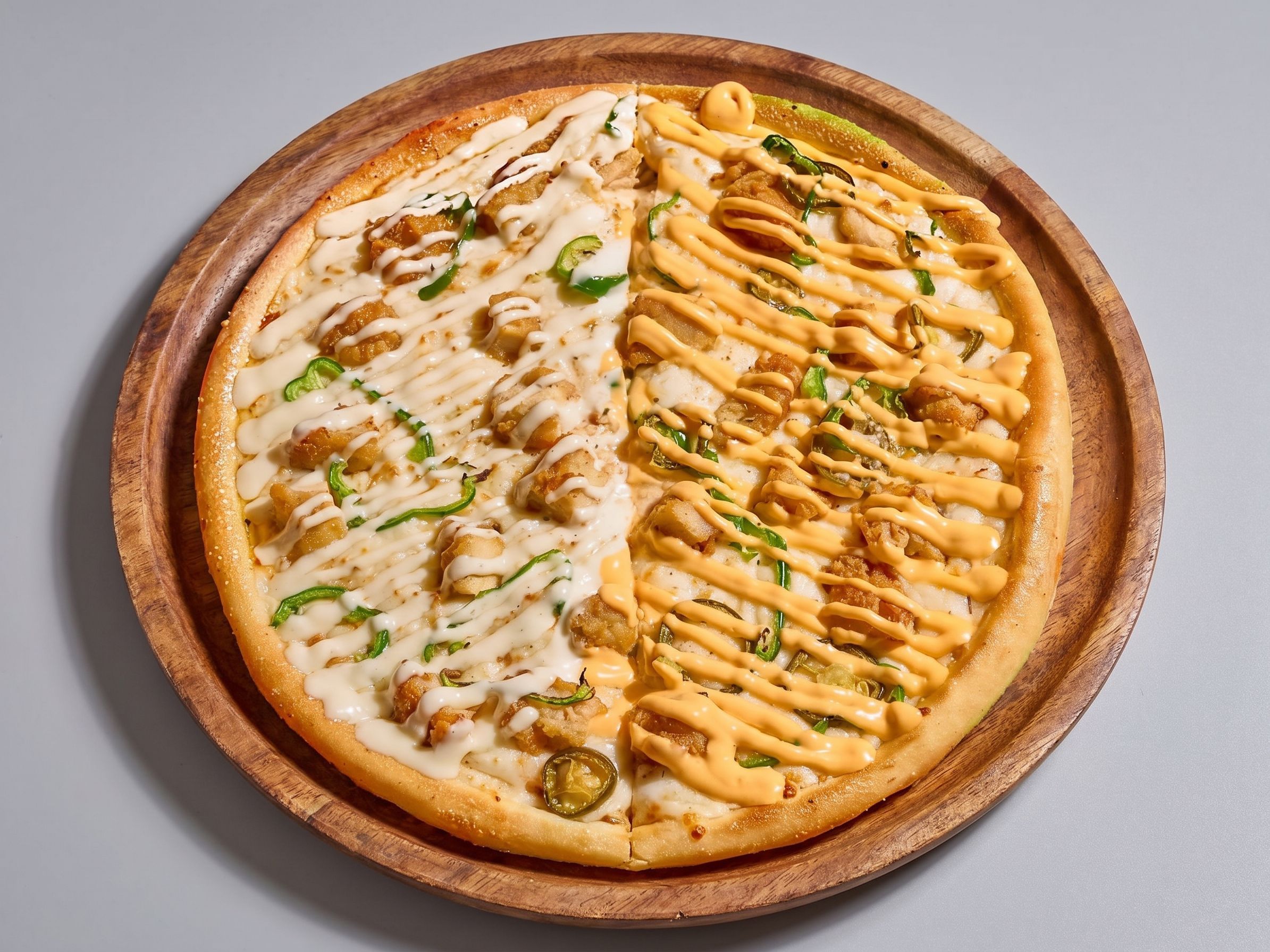 Half and Half Pizza