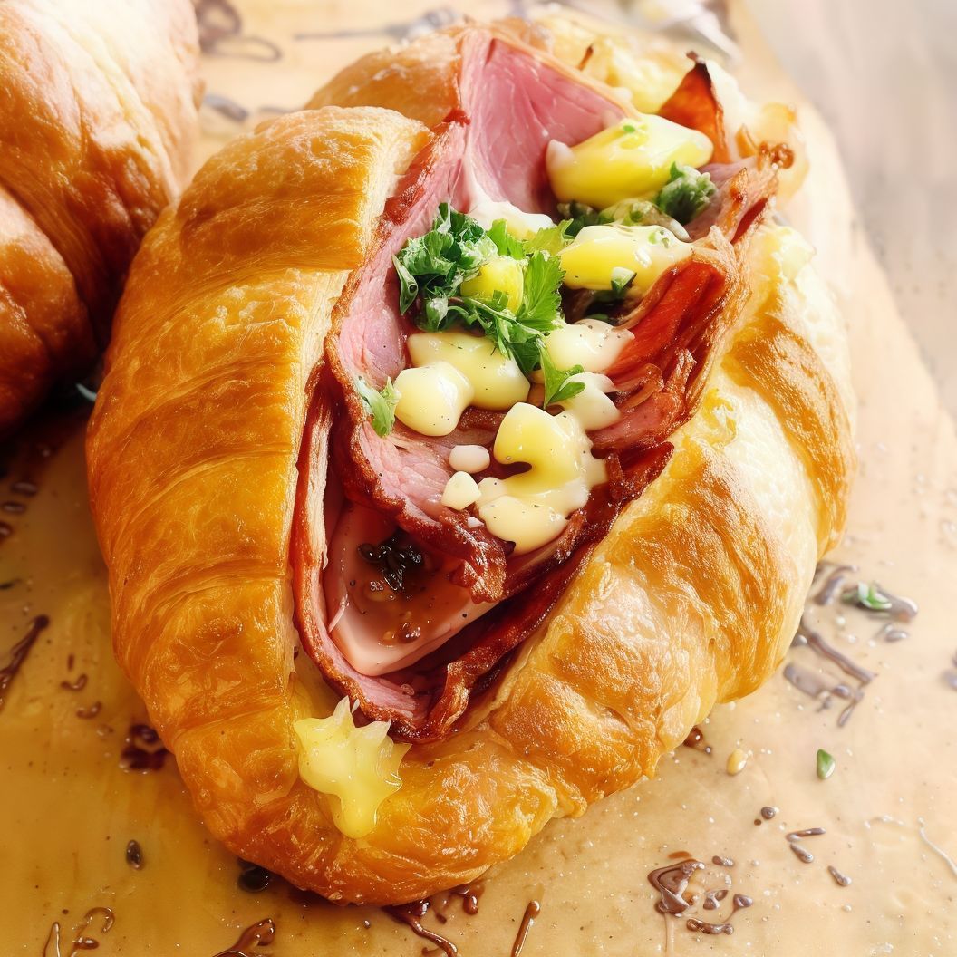 Pastrami Egg Croissant