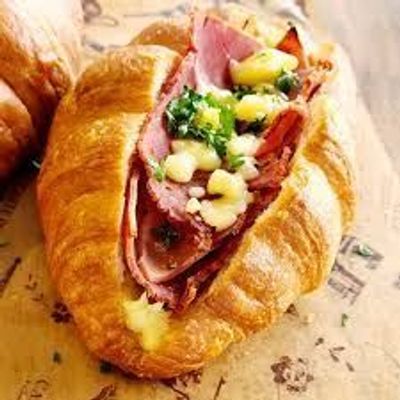 Pastrami Egg Croissant
