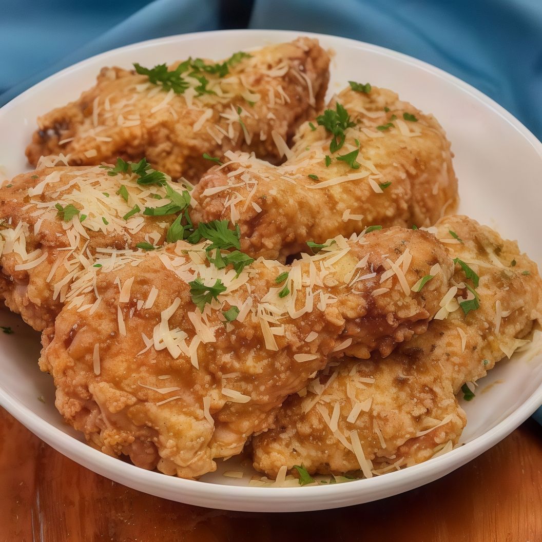 Fried Chicken Parmesan Dish