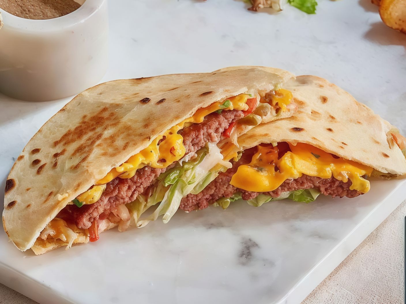Cheeseburger Sandwich