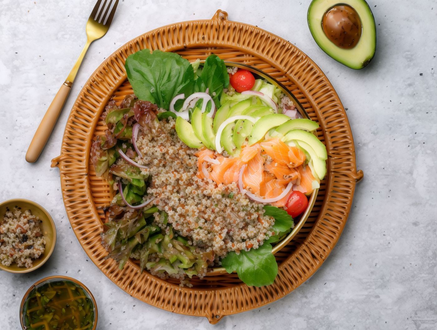 Salmon QUINOA SALAD