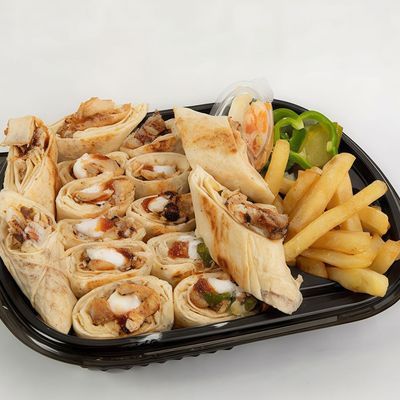 وجبة شاورما عربية