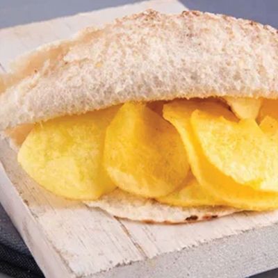 Potato chips sandwich