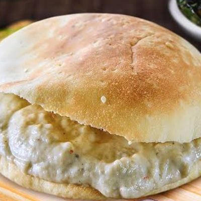 Eggs on Baba Ghanoush