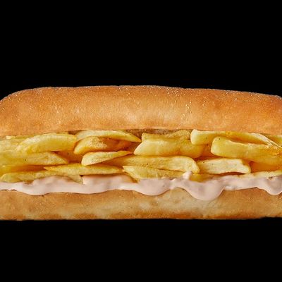 Cheddar potato sandwich