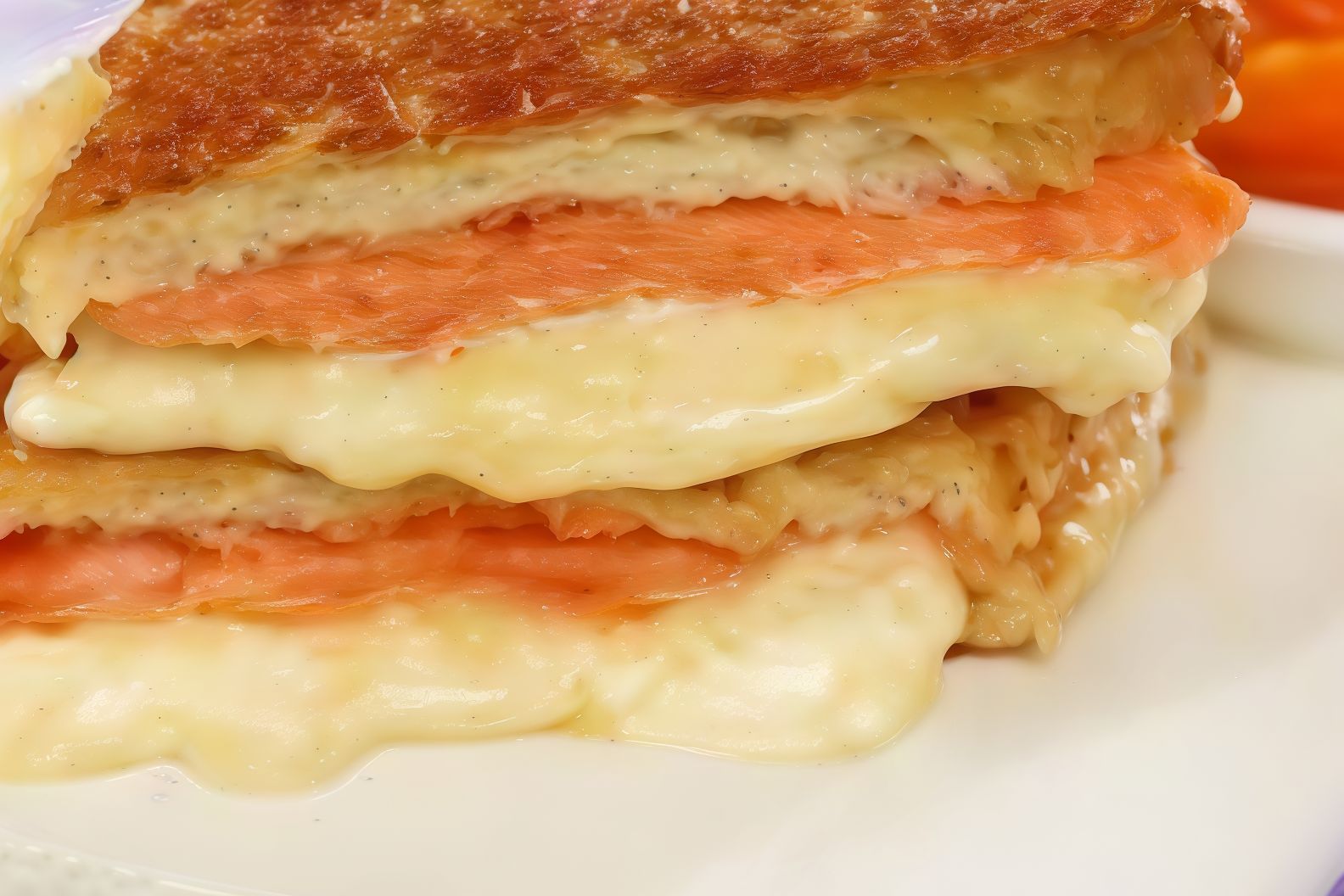 Smoked Salmon with Cheddar
