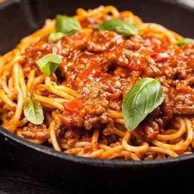 Oriental Sausage Pasta Red Sauce