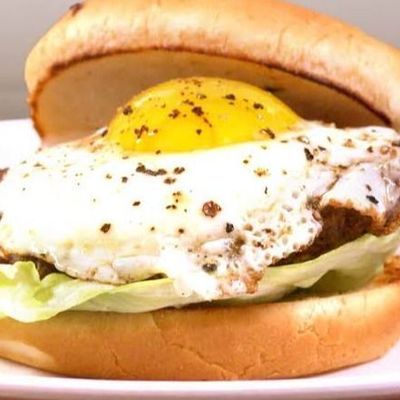 Egg and Cheese Mix Burger