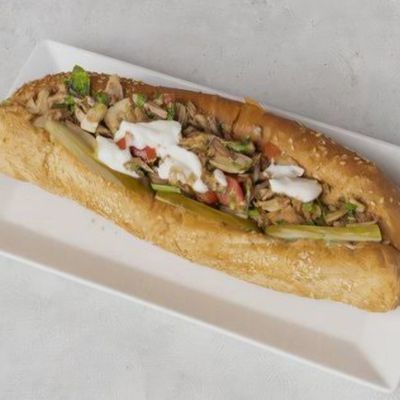 Chicken Shawarma in Beitban Bread