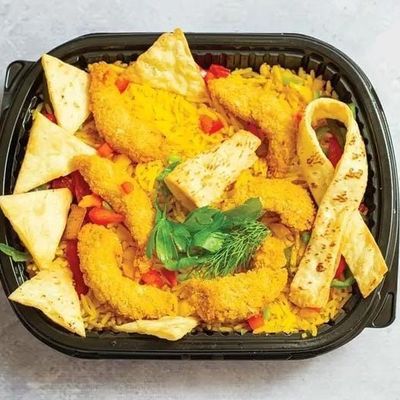 Fried Shrimp With Basmati Rice Meal
