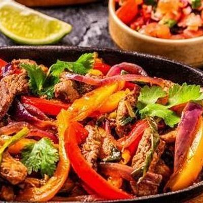 Chicken Fajita With Basmati Rice Meal