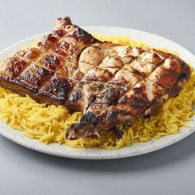 Chicken on charcoal