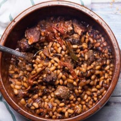 Lobia Casserole With Meat